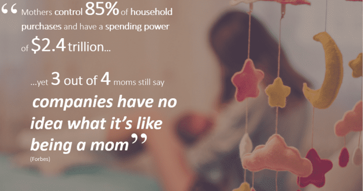 moms' influence on brands