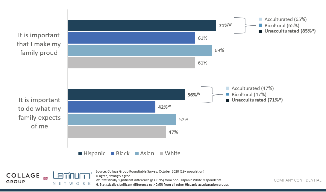 How multicultural consumers view family expectations