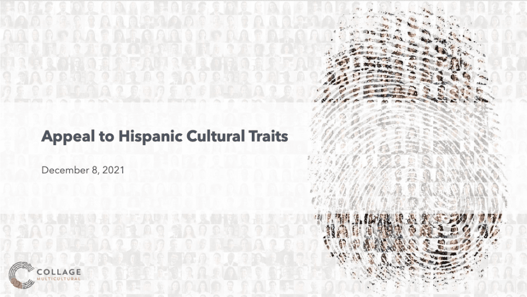 Hispanic Cultural Traits presentation cover