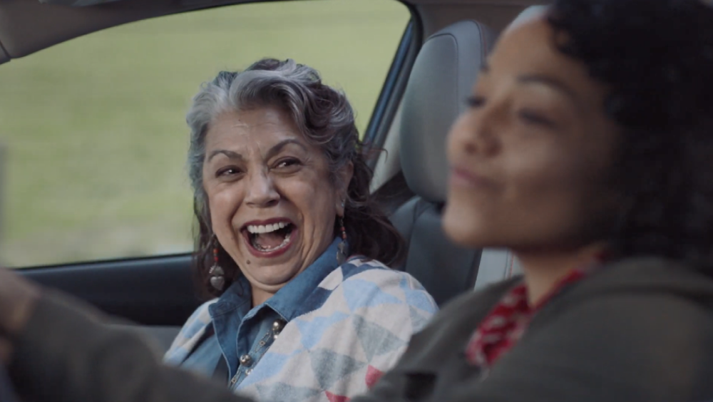 Excited Multicultural Women in a car