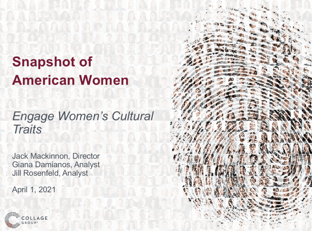 Snapshot of American Women presentation title