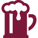 Alcohol mug of beer logo