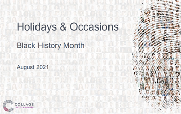 Holidays & Occasions - Black History Month