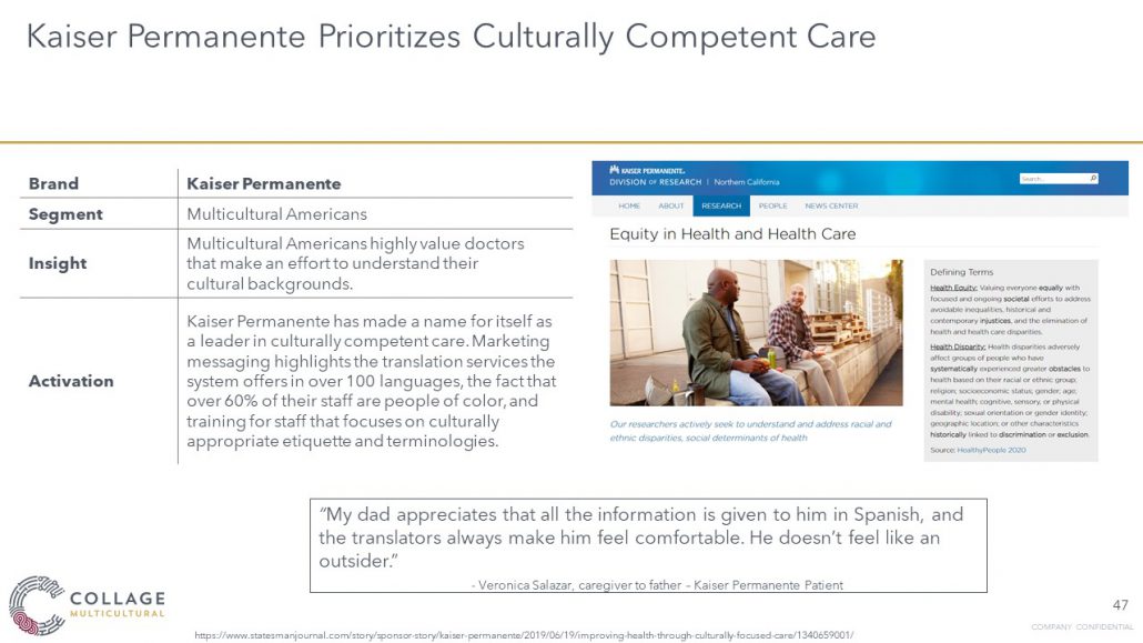 Kaiser Permanente Prioritizes Culturally Competent Care