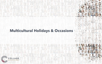 Multicultural Holidays and Occasions presentation cover