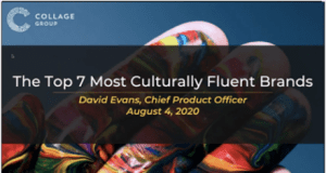 Top 7 Most Culturally Fluent Brands presentation cover