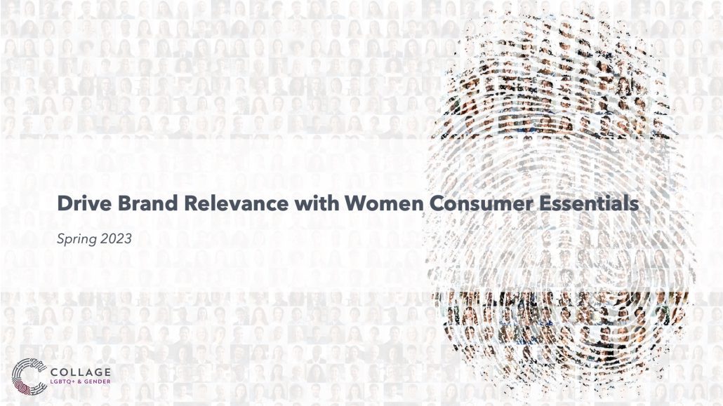 Drive Brand Relevance with Woman Consumer Essentials - deck example