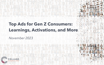 Top Ads for Gen Z Consumers - deck example