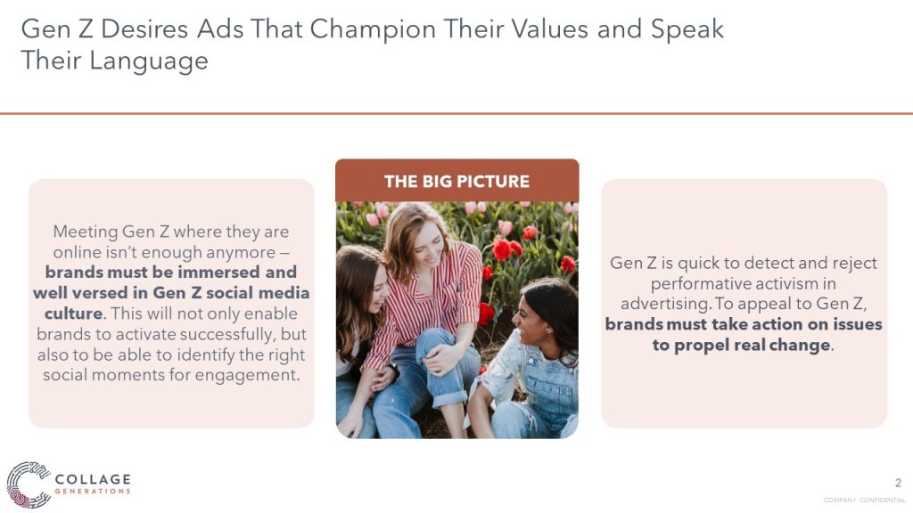 Gen Z consumers desire ads that champion their language