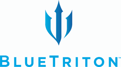 Blue Triton logo